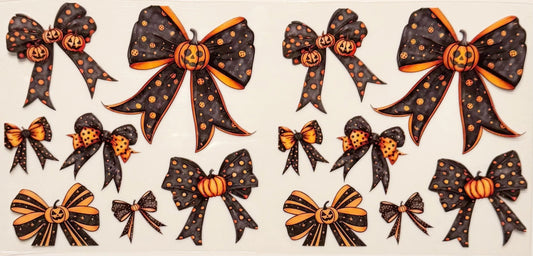 Pumpkin Bows - UVDTF 16oz Wrap