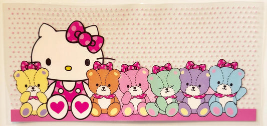 Kitty and Teddy Bears - UVDTF 16oz Wrap