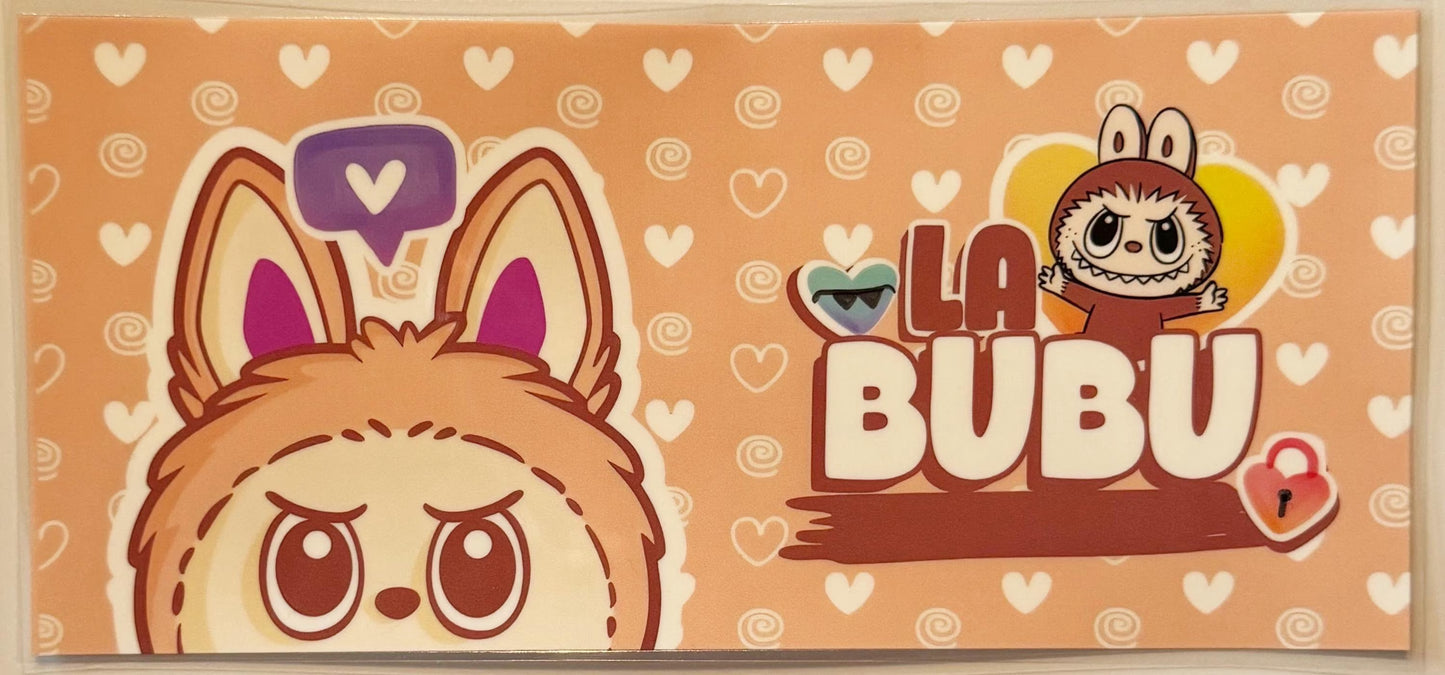 Tan Labubu - UVDTF 16oz Wrap