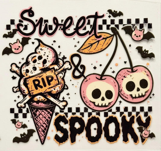 Sweet and Spooky Dark - UVDTF Decal - 16oz