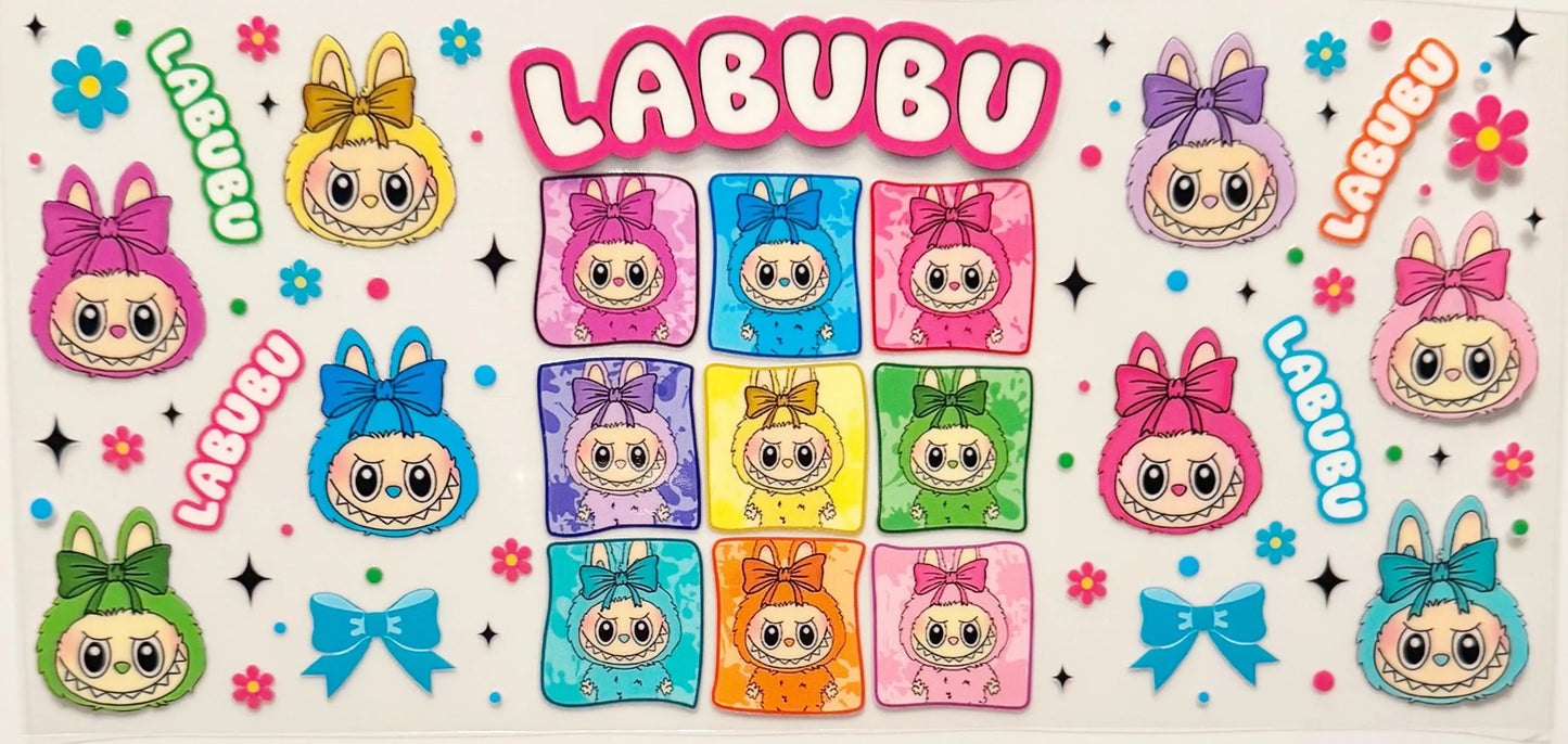 Colorful Labubu - UVDTF 16oz Wrap