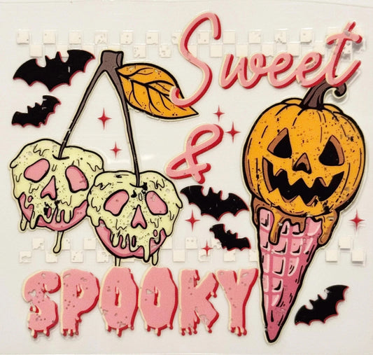 Sweet and Spooky Light - UVDTF Decal - 16oz