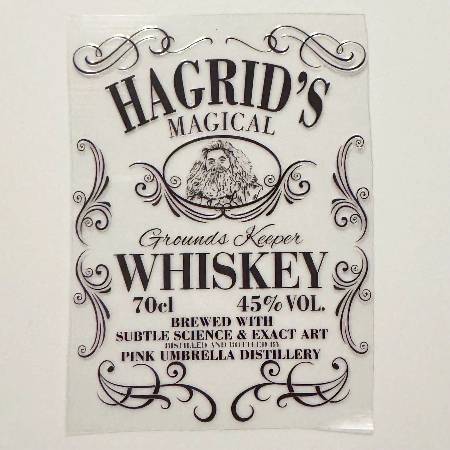 Hagrids Whiskey - UVDTF Decal - 16oz