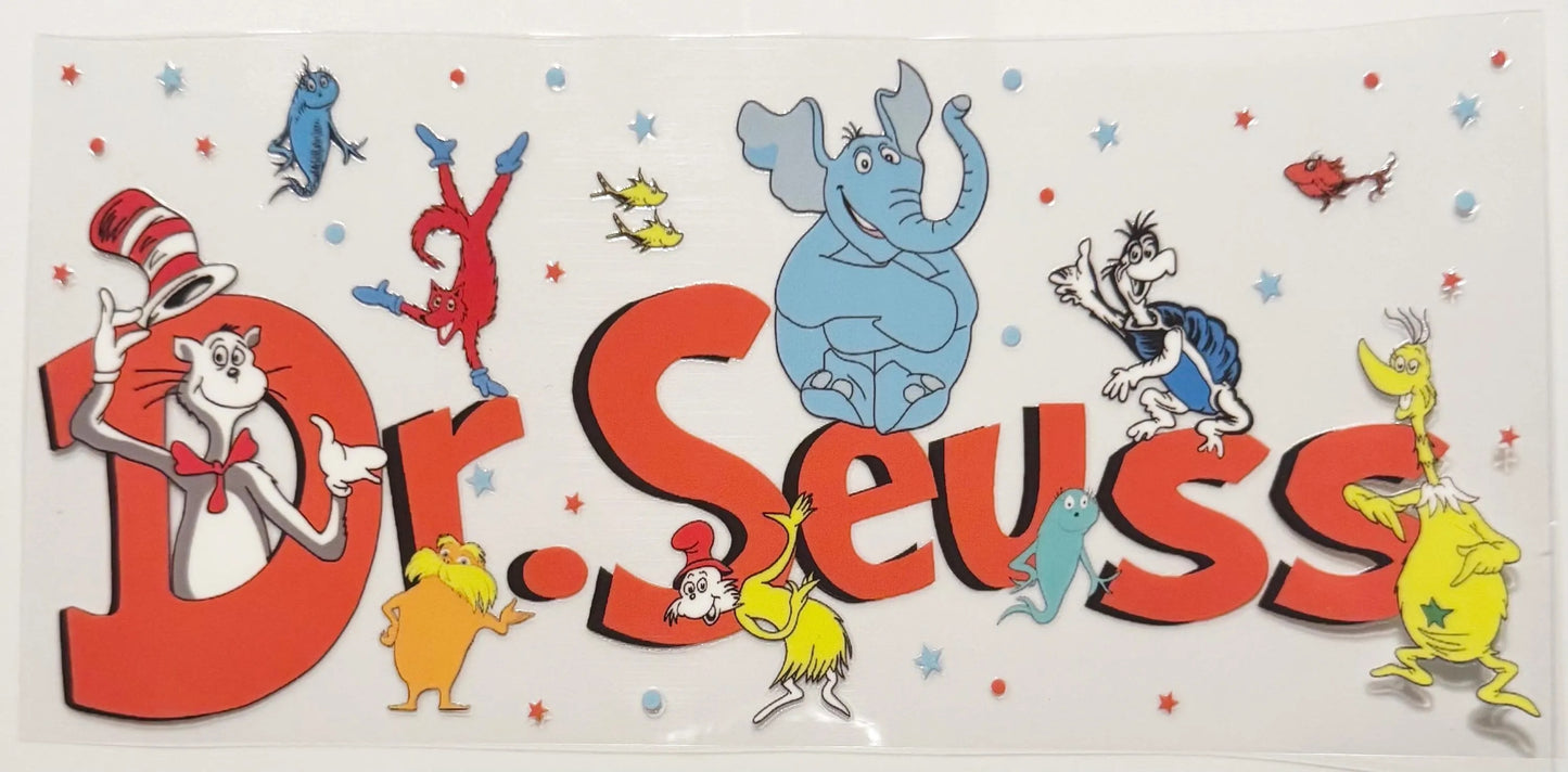 Seuss Party - UVDTF 16oz Wrap