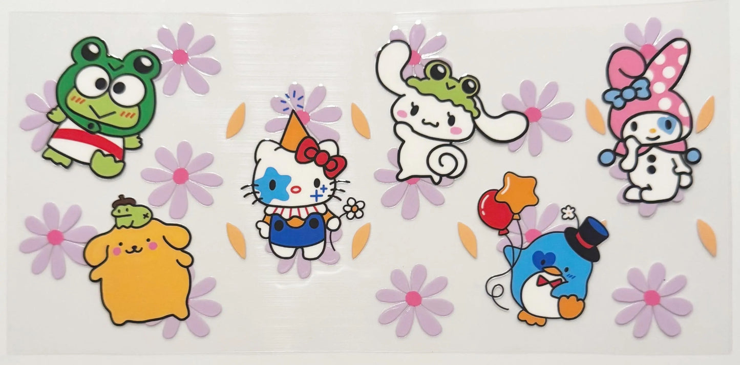 Kitty and Friends Party - UVDTF 16oz Wrap