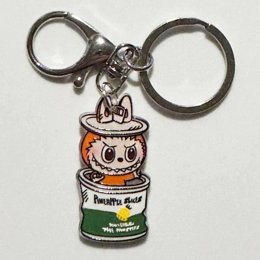 Canned Labubu Keychain