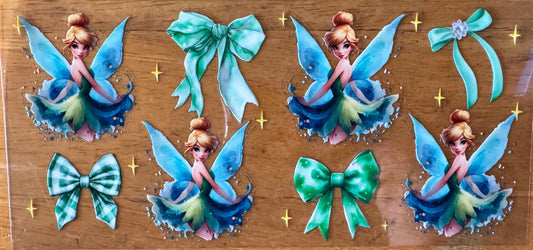Tinkerbell and Bows - UVDTF 16oz Wrap