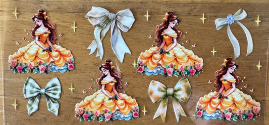 Belle and Bows - UVDTF 16oz Wrap