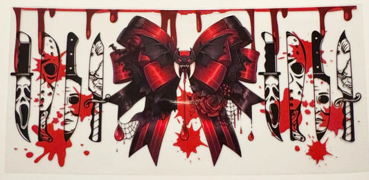 Horror Bow - UVDTF 16oz Wrap