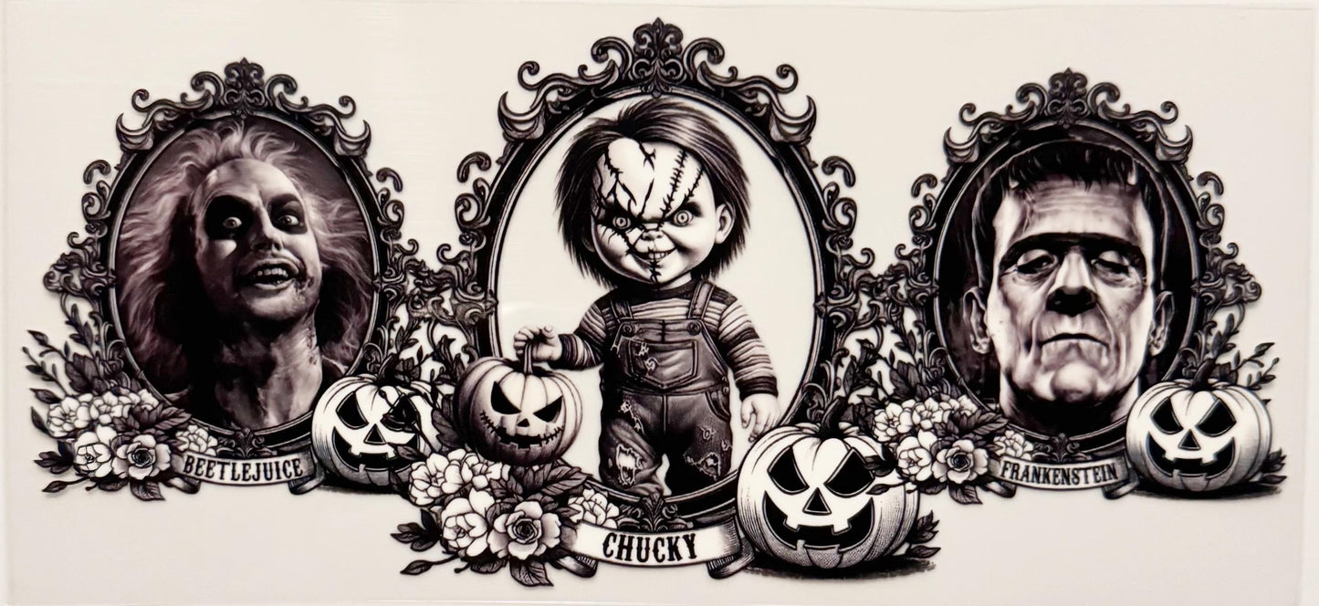 Chucky And Friends Portraits - UVDTF 16oz Wrap
