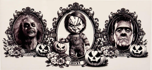 Chucky And Friends Portraits - UVDTF 16oz Wrap
