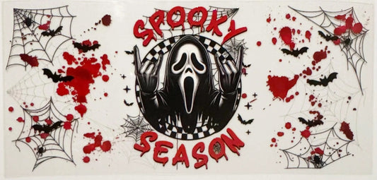 Spooky Season - Ghostface - UVDTF 16oz Wrap