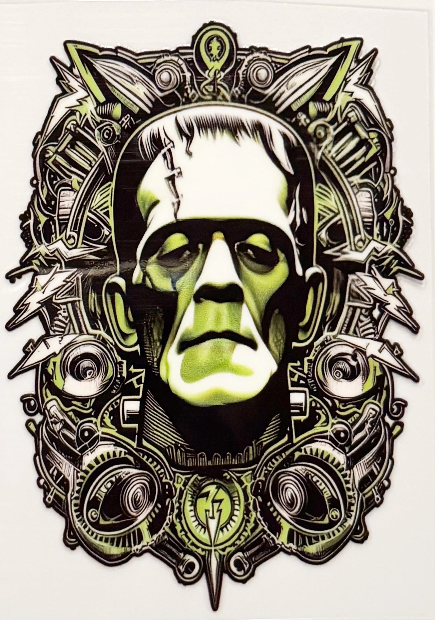 Frankenstein’s Head - UVDTF Decal - 16oz
