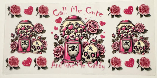Call Me Cute - UVDTF 16oz Wrap